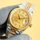 Clean Factory Rolex Datejust 2824 Gold Face Watch 36mm 041410 (2)_th.jpg